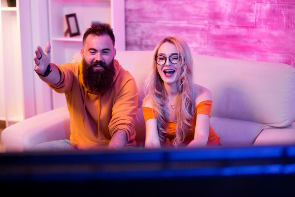 watching iptv at home